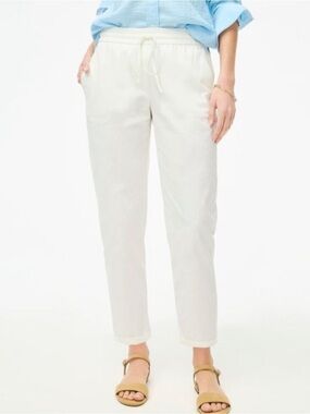 J. Crew Linen Tapered Leg Pant